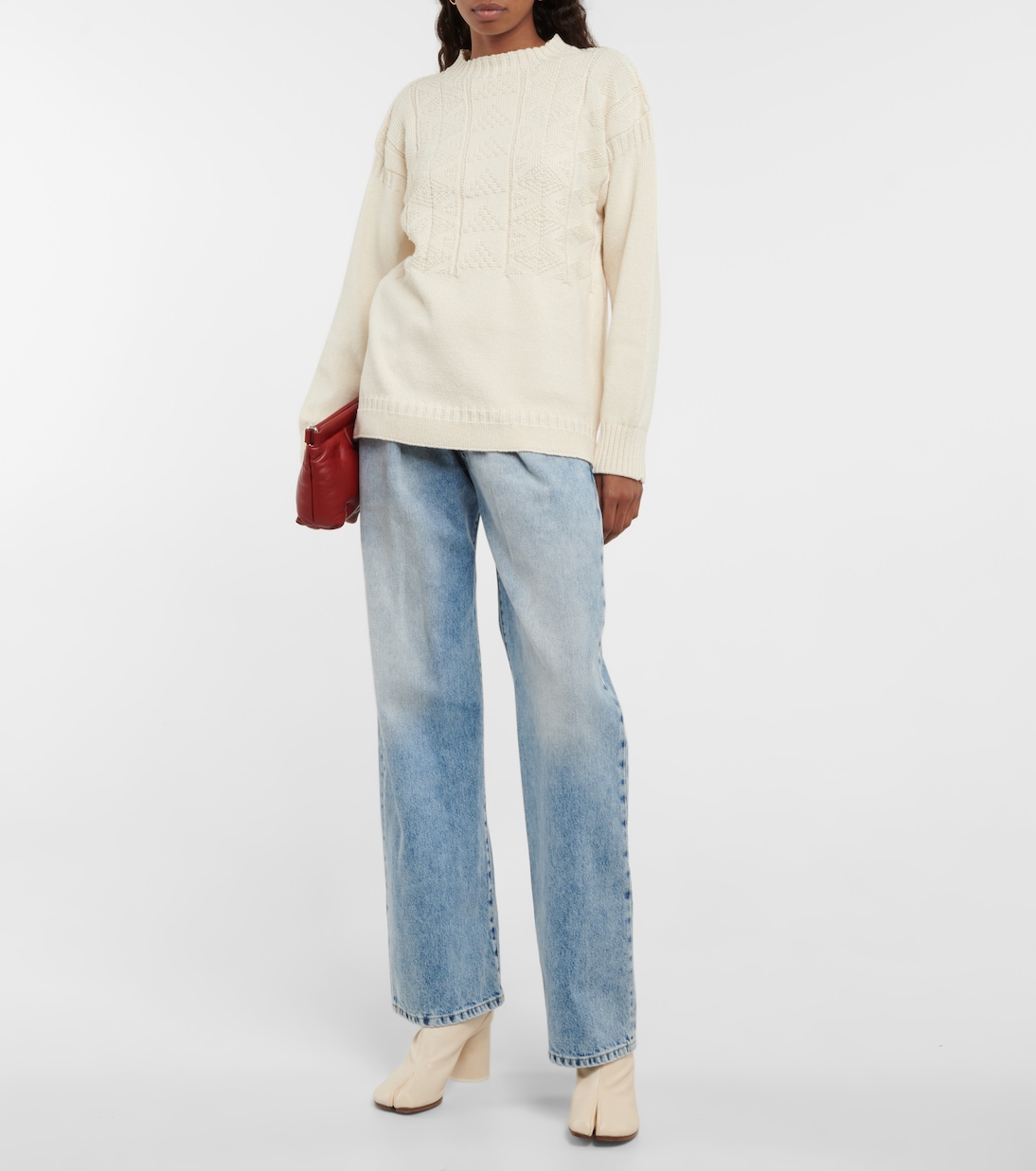 Pullover in maglia testurizzata | Maison Margiela