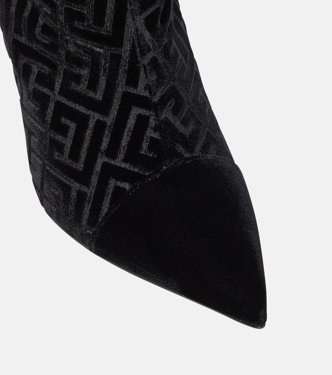 Bottines Roni en velours embossé | Balmain