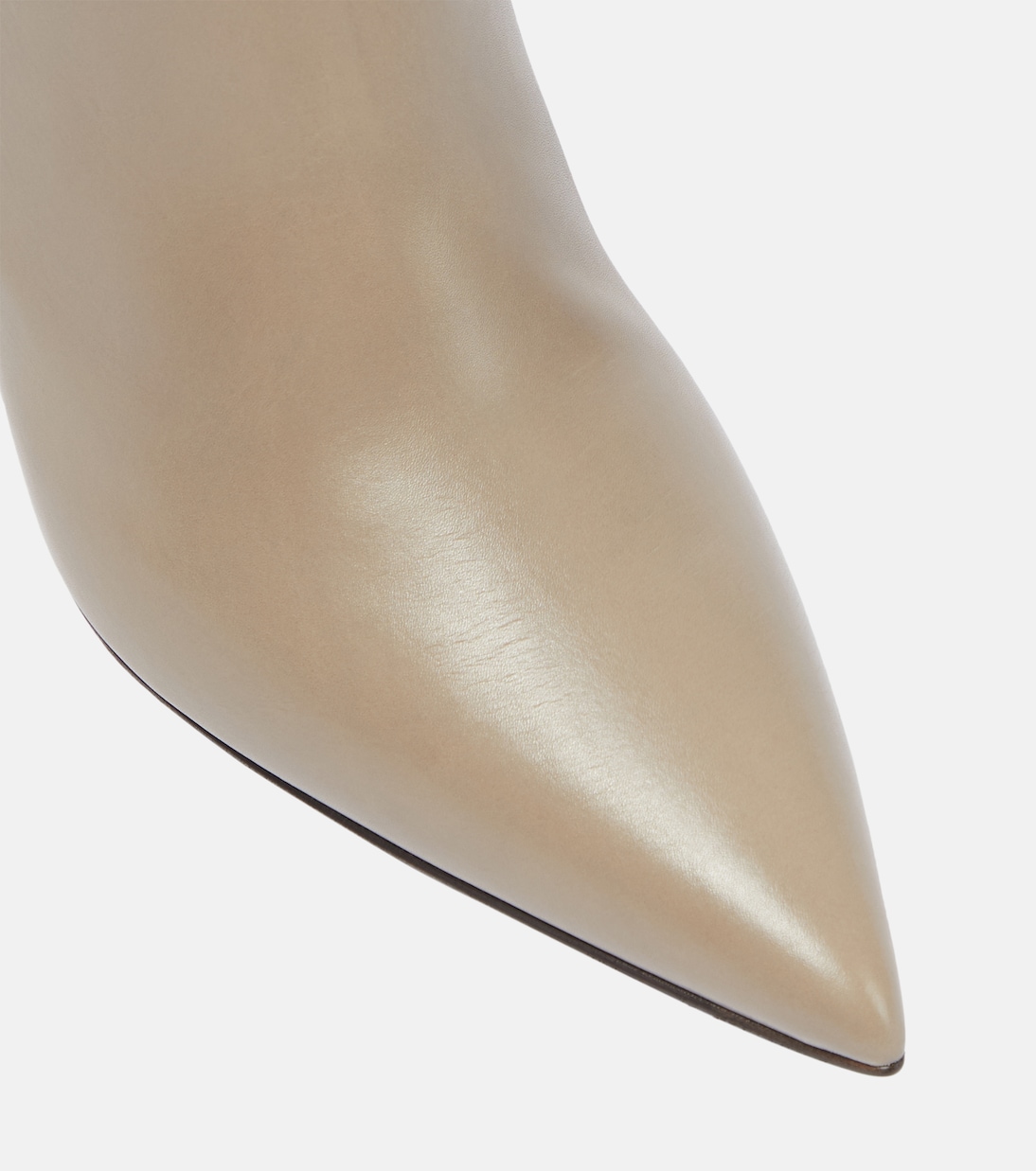 Beaded leather ankle boots | Brunello Cucinelli