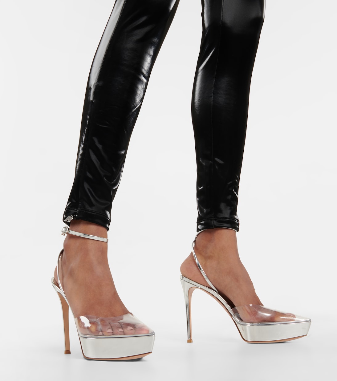 Pumps Dashiel 115 in pelle con platform | Gianvito Rossi
