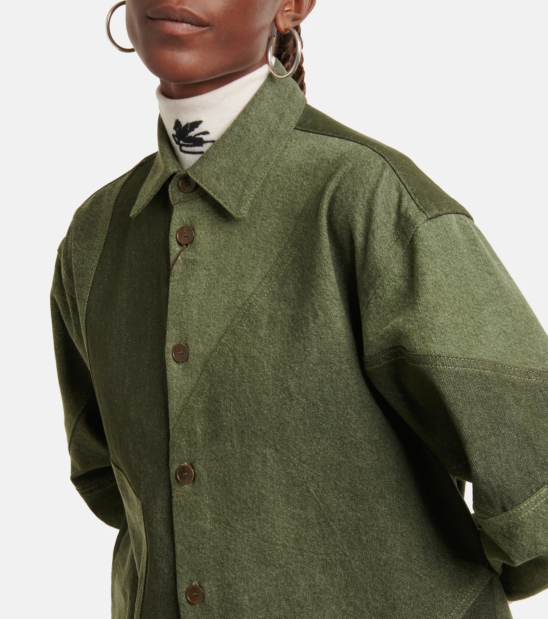 Camisa vaquera de patchwork | Etro