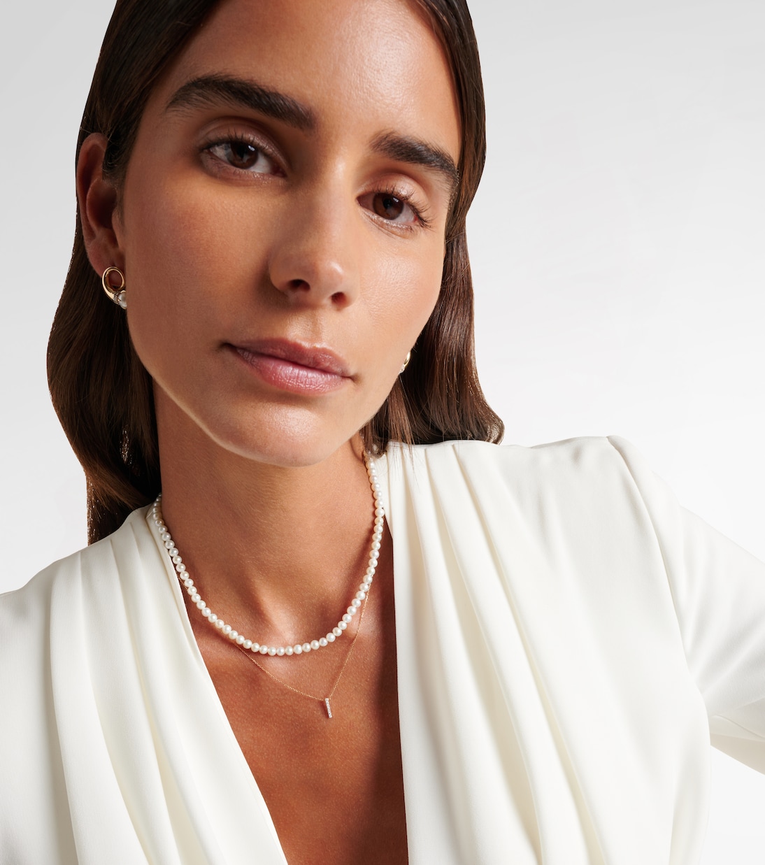 Choker en or 14 ct et perles | Mateo