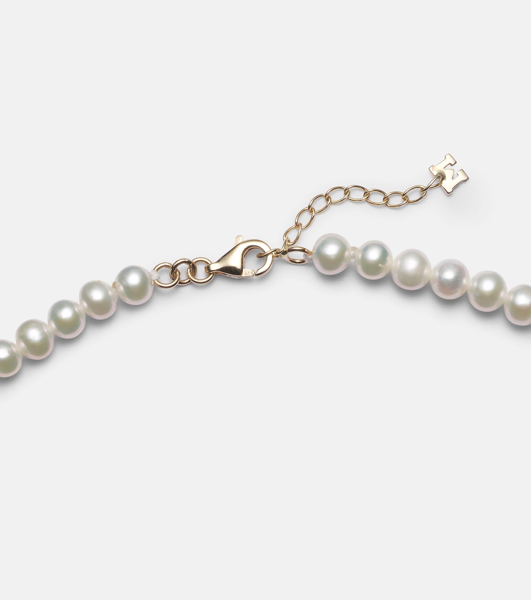 Choker en or 14 ct et perles | Mateo