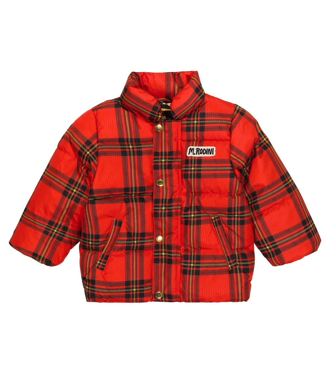 Checked puffer jacket | Mini Rodini