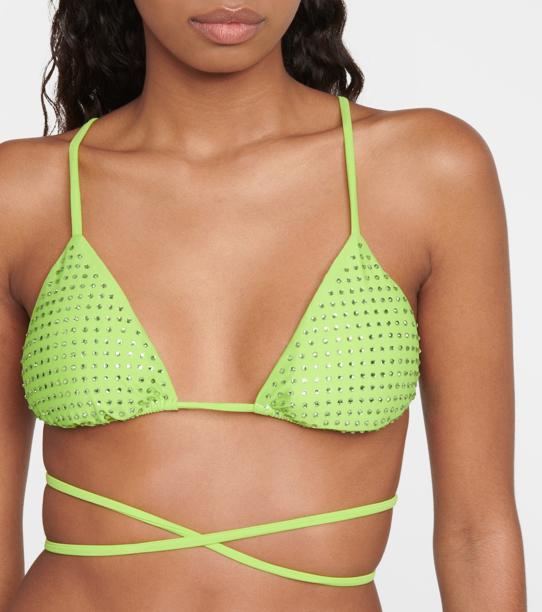 Embellished bikini top | Self-Portrait