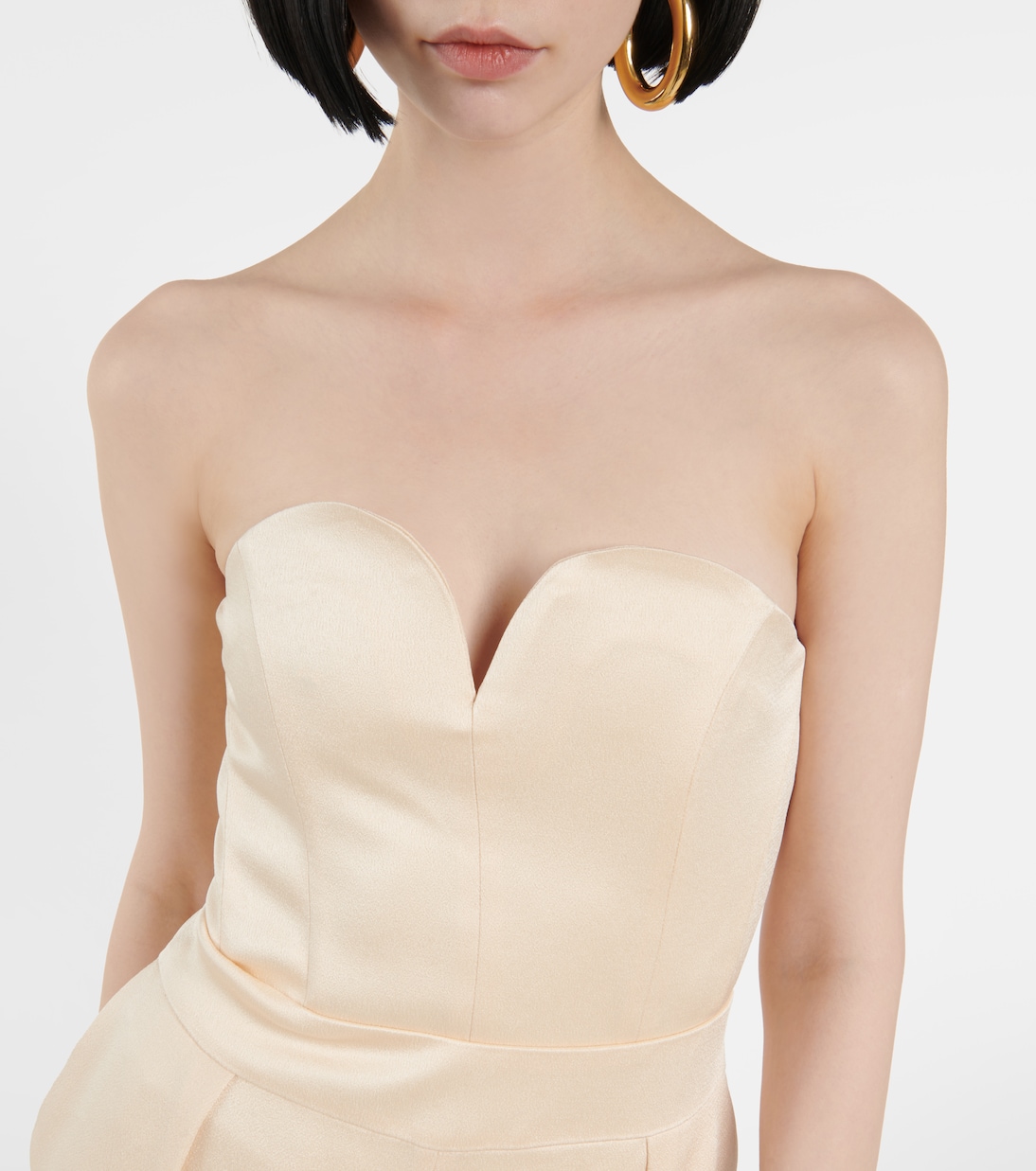 Combi-pantalon de mariée Clyde en satin | Blazé Milano