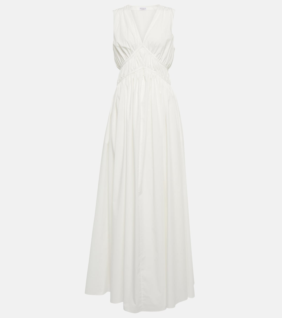 Maxikleid aus Baumwolle | Brunello Cucinelli