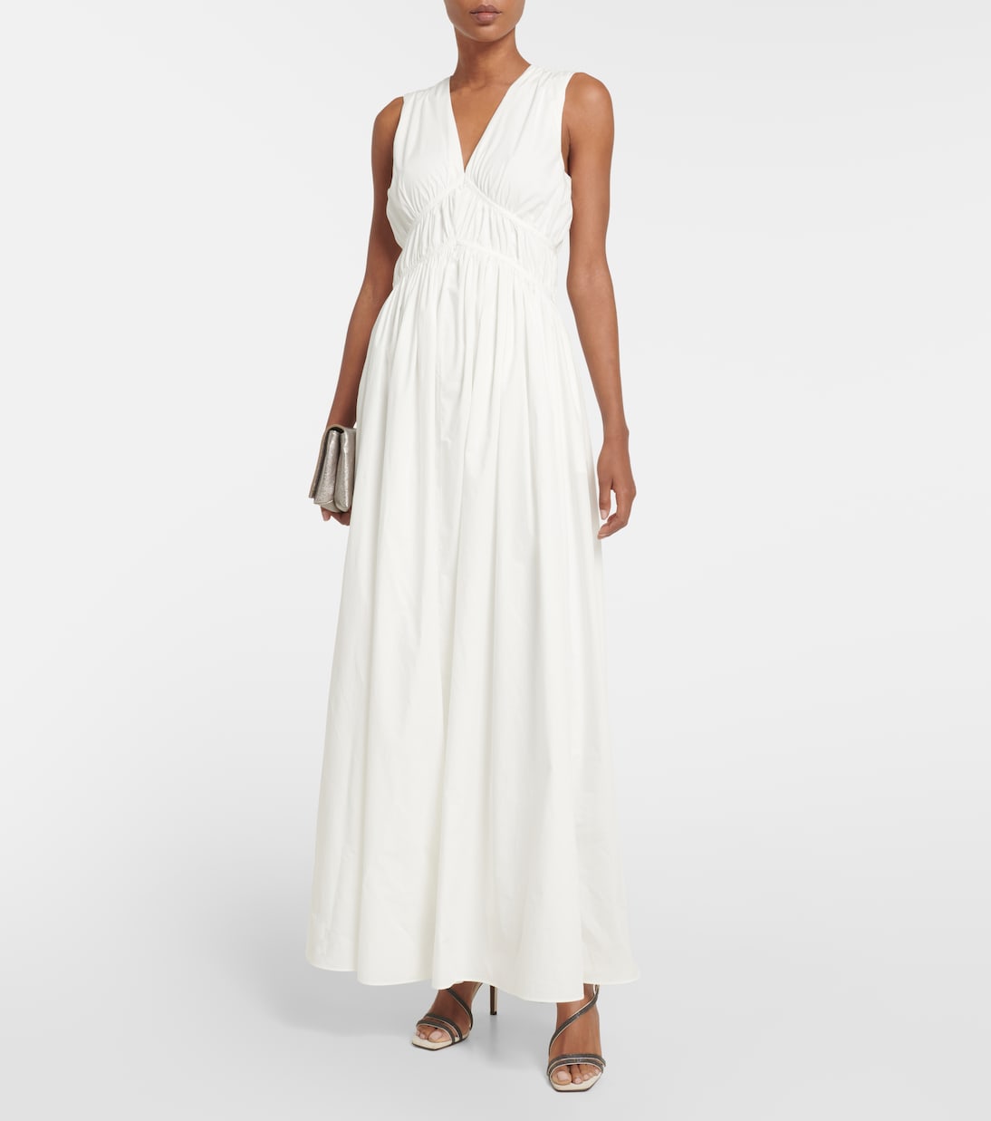 Maxikleid aus Baumwolle | Brunello Cucinelli