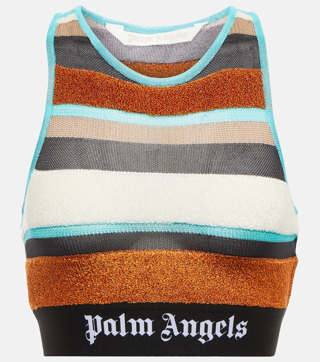 Top Lurex in maglia a righe | Palm Angels