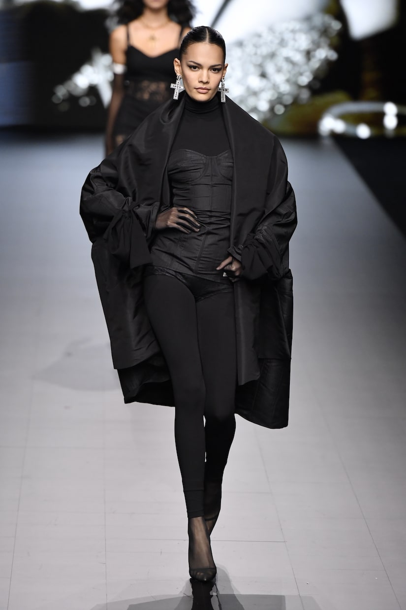 x Kim abrigo de tafetán | Dolce&Gabbana