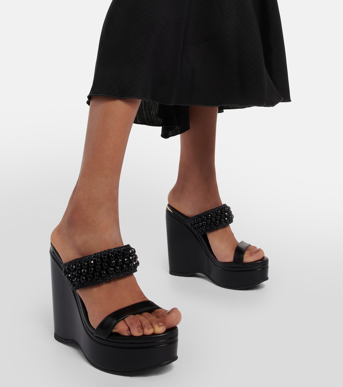 Wedge-Sandalen Amoure Wedge 130 | Jimmy Choo