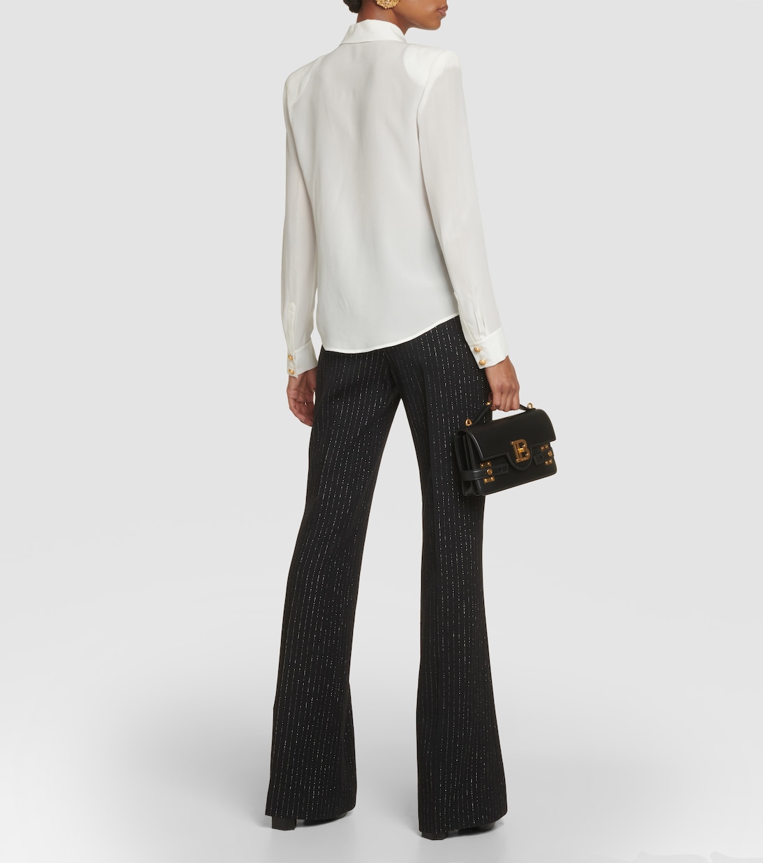 Chemise en crêpe de soie | Balmain