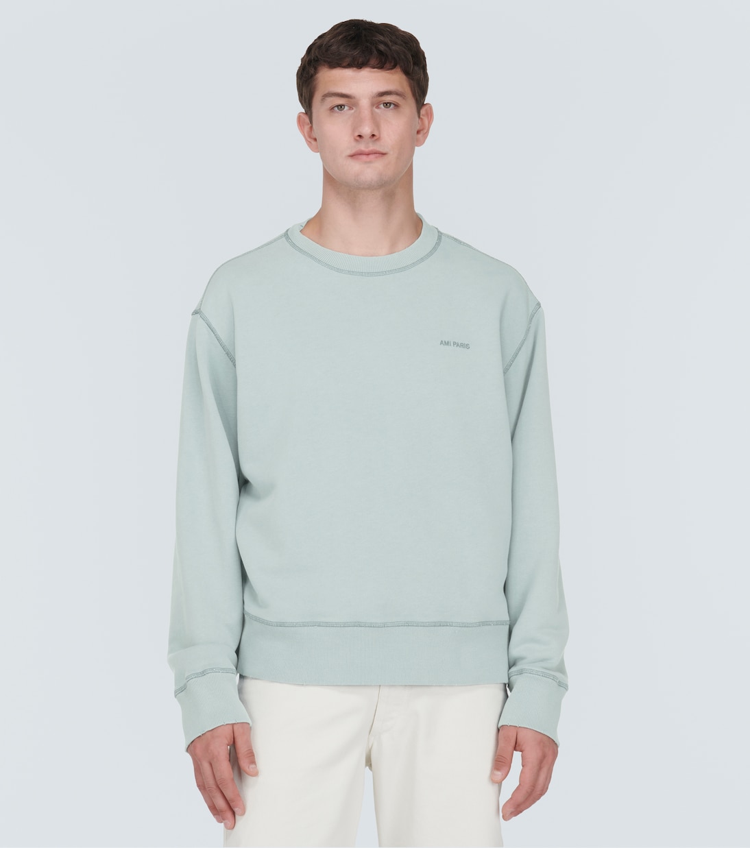 Sudadera de jersey de algodón con logo | Ami Paris