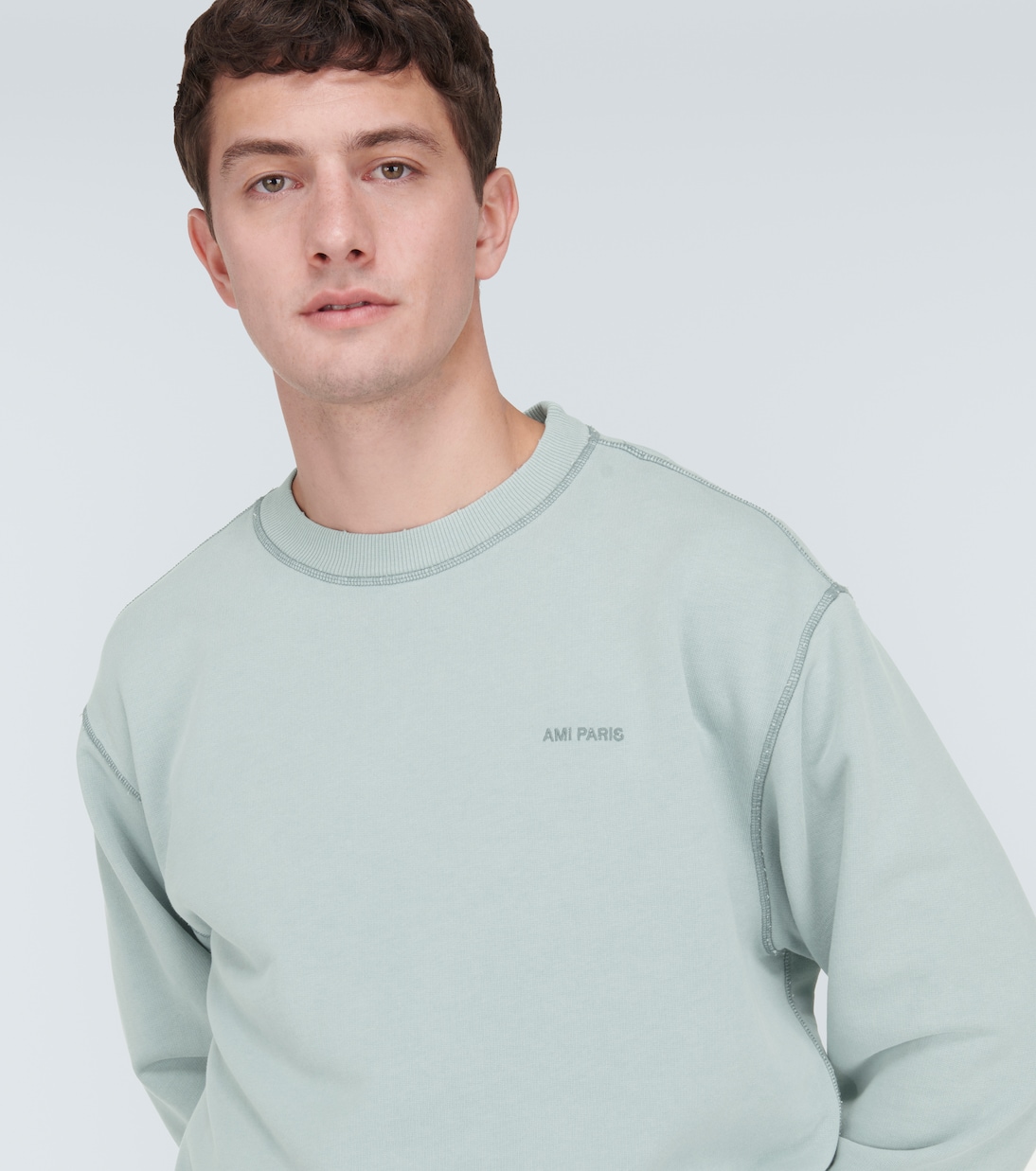 Sudadera de jersey de algodón con logo | Ami Paris