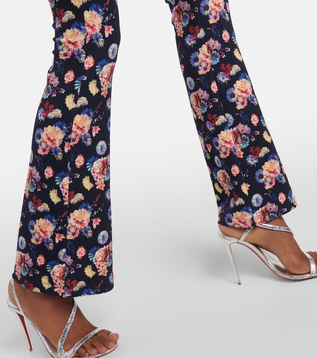 Pantalon à taille haute à fleurs | Rabanne