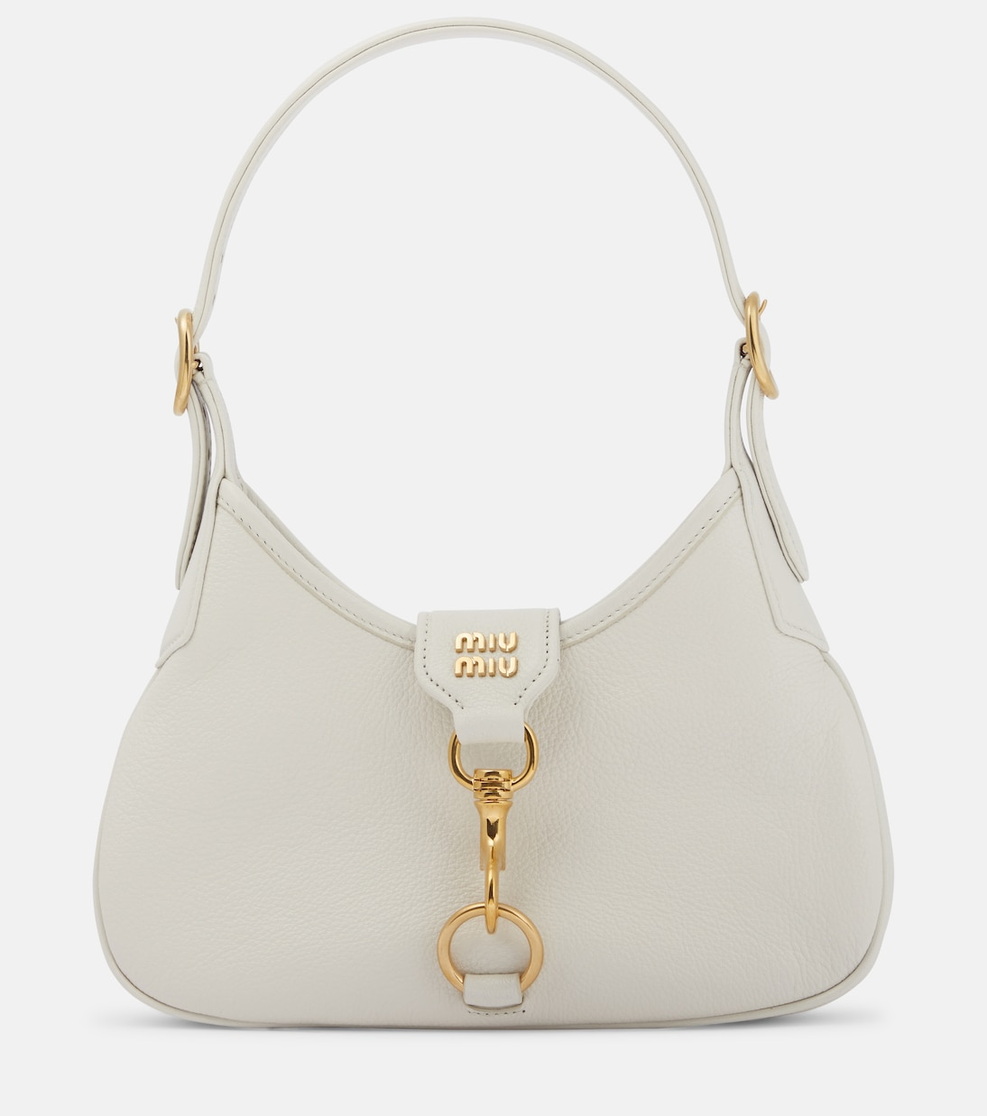Borsa a spalla Madras Small in pelle | Miu Miu