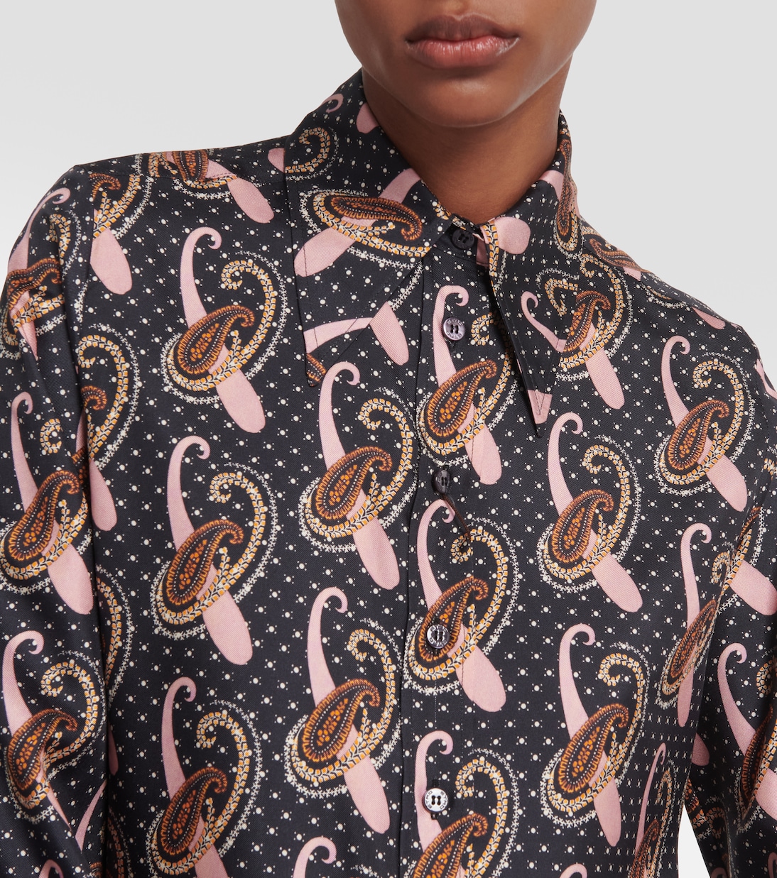 Chemise en soie à pois | Etro