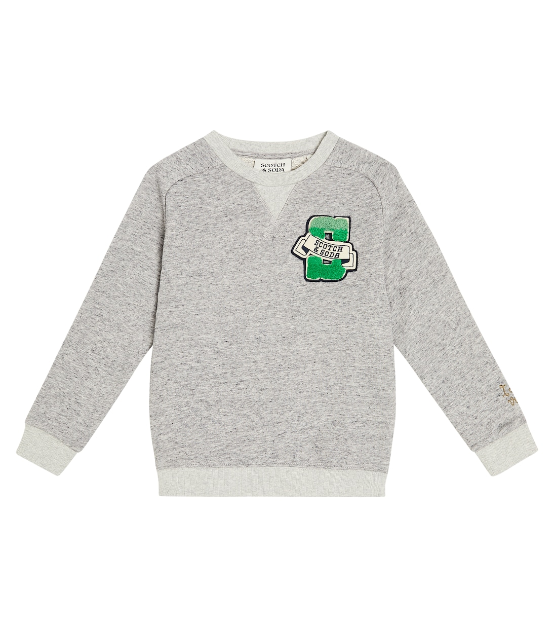 Sudadera en jersey de algodón con logo | Scotch & Soda Kids