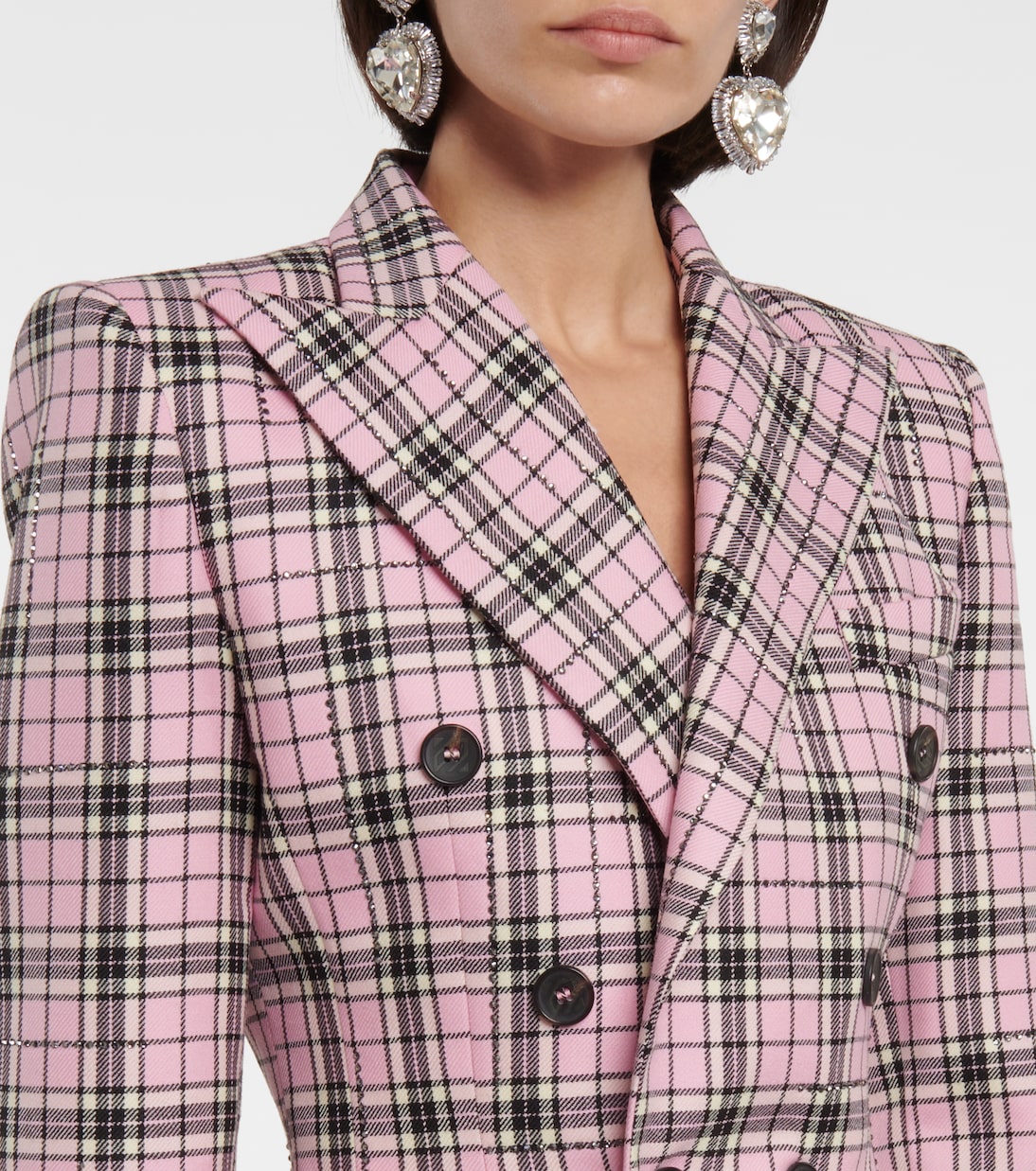 Checked wool blazer  | Giuseppe di Morabito