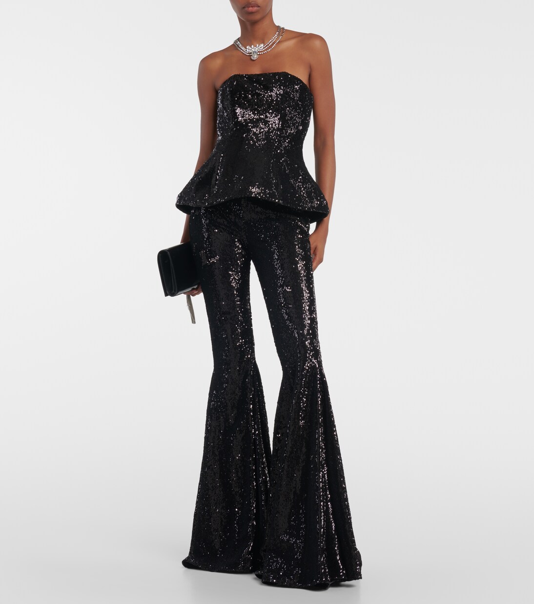 Sequined flared pants | Giuseppe di Morabito