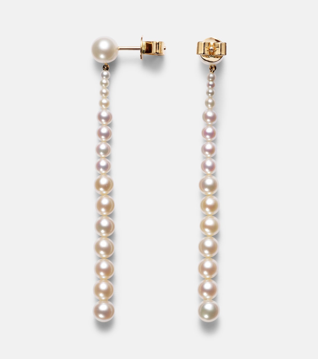 Boucles d'oreilles Piazza en or 18 ct et perles d'eau douce | Sophie Bille Brahe