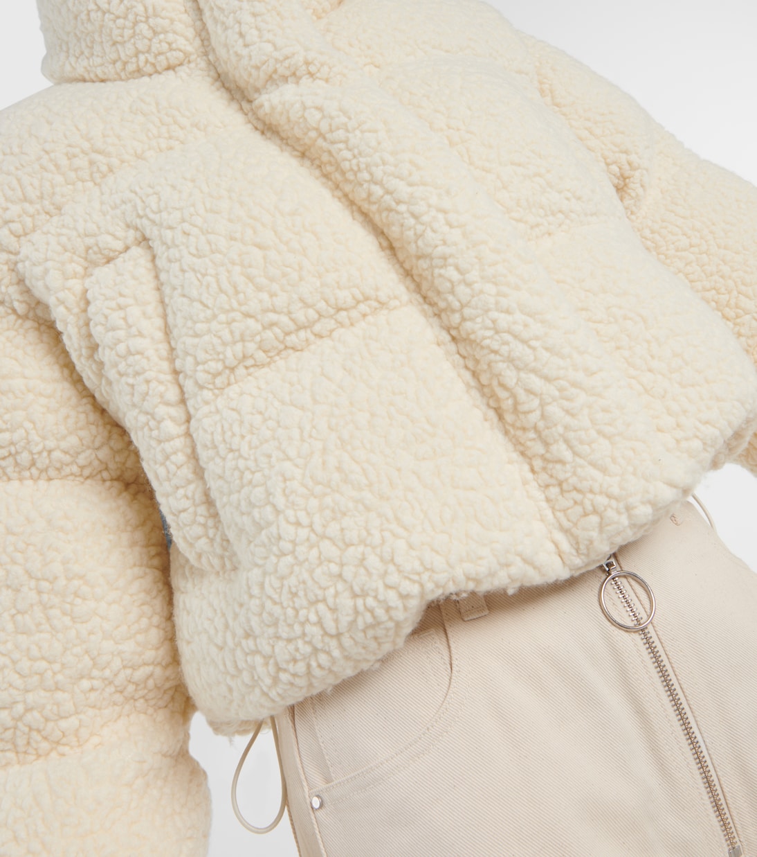 Kozzy cropped wool-blend puffer jacket | Cordova