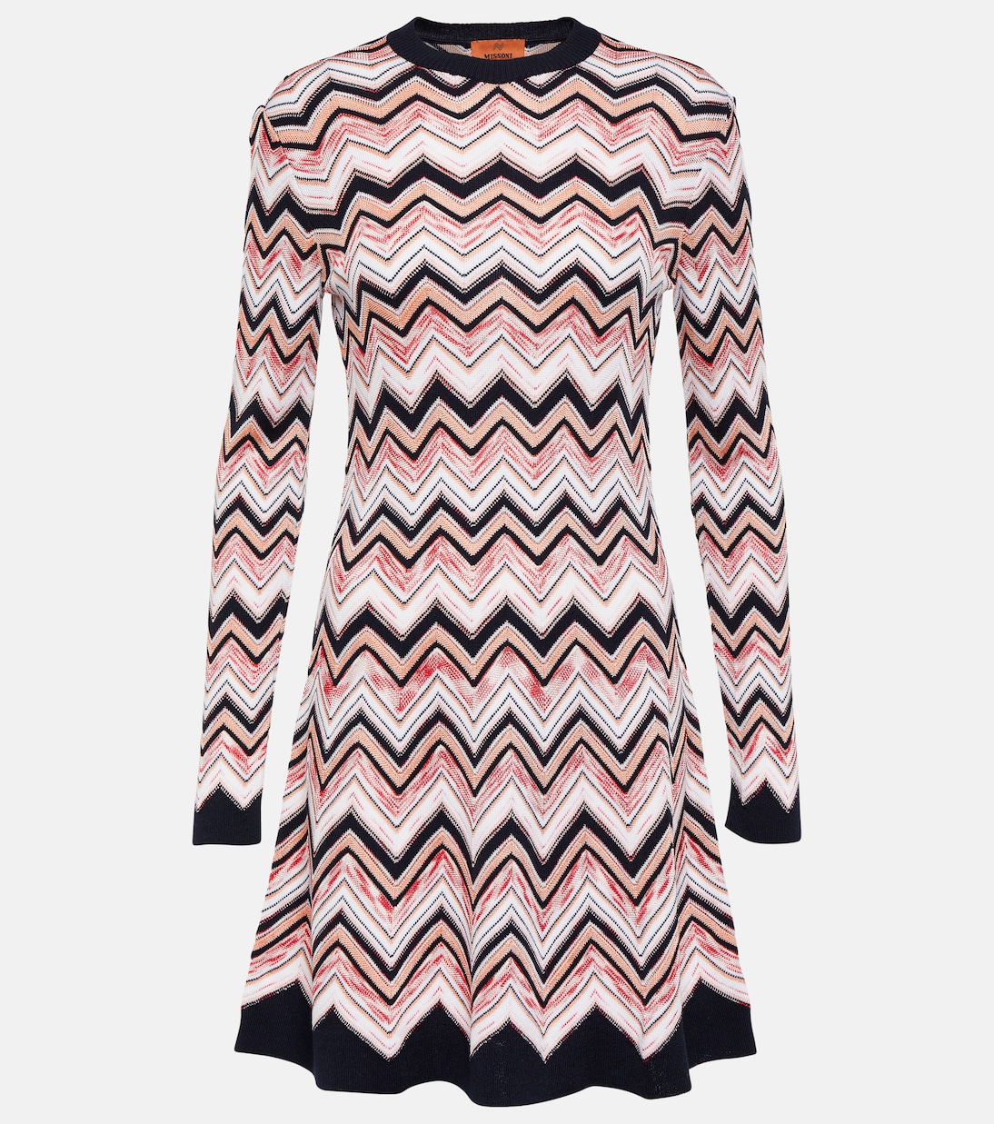 Zig Zag wool-blend minidress | Missoni