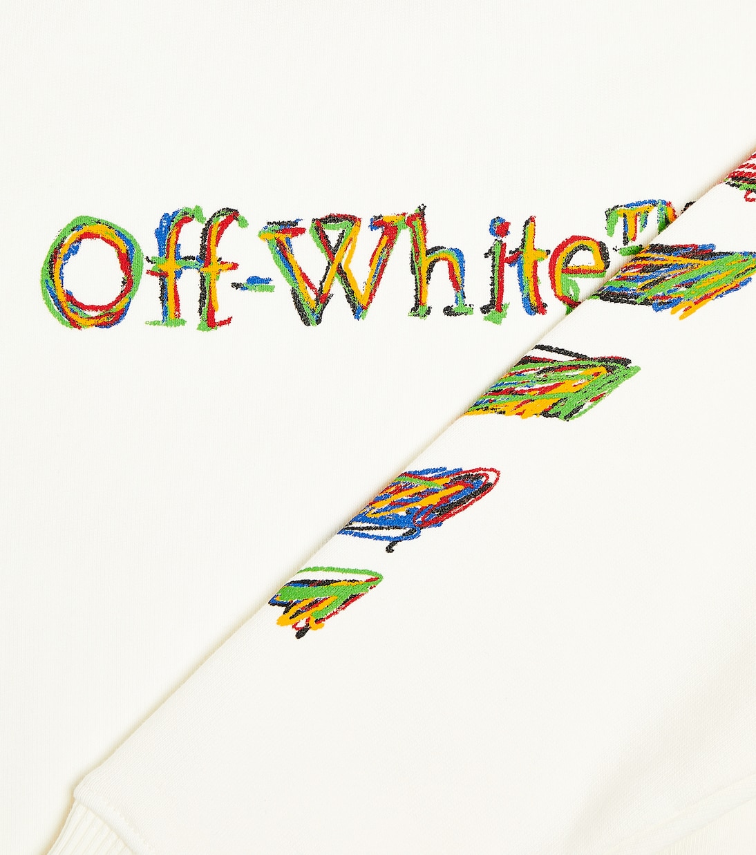 Sudadera de algodón con logo | Off-White Kids