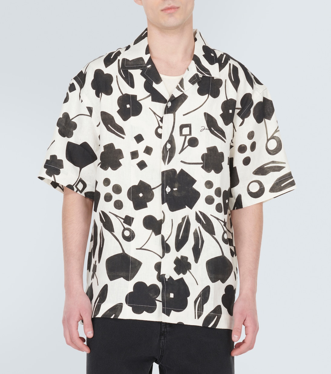 Camisa Jean de lino estampada | Jacquemus