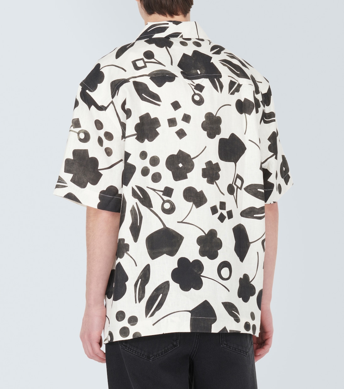 Camisa Jean de lino estampada | Jacquemus