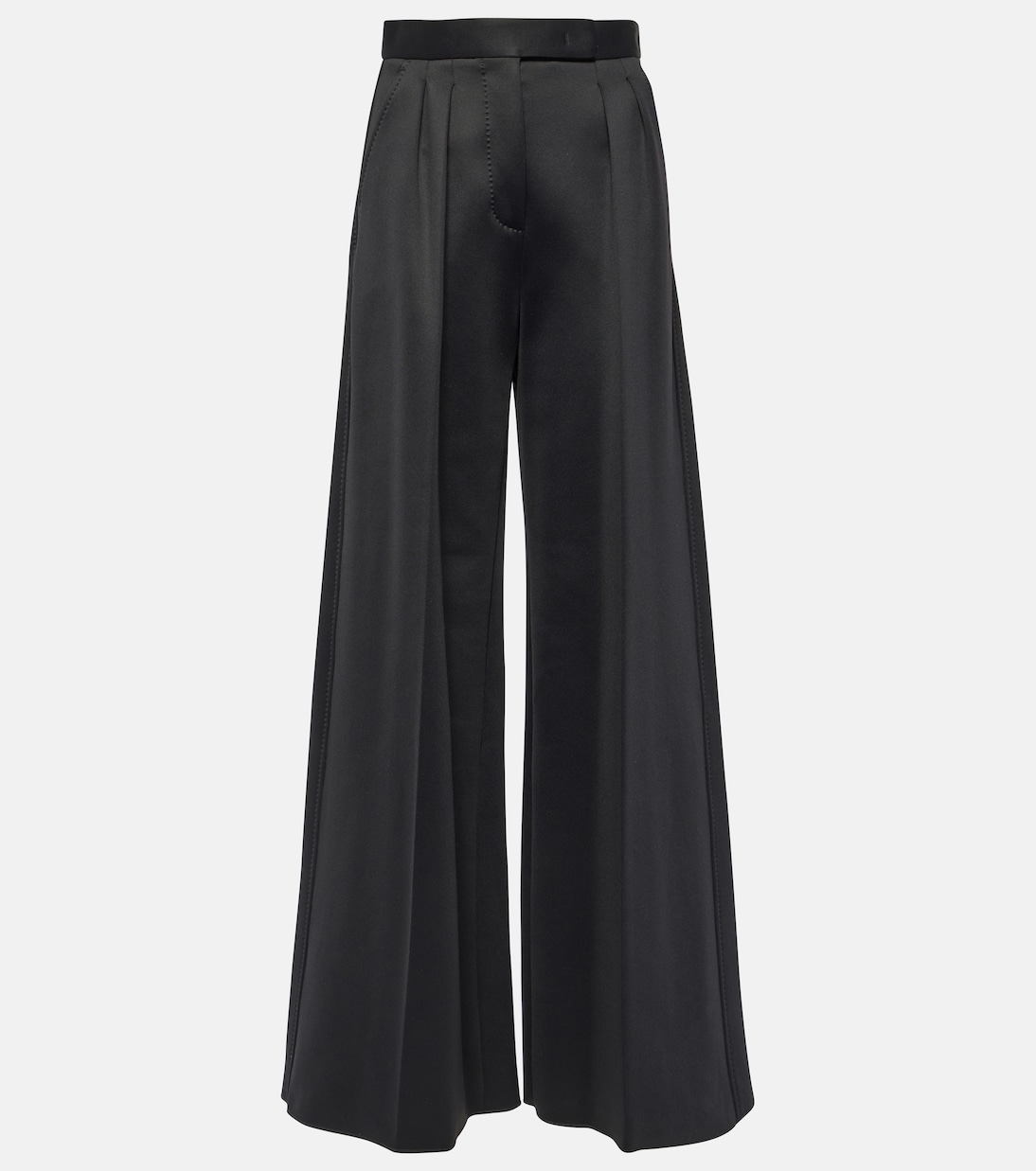 Zinnia pleated jersey wide-leg pants | Max Mara