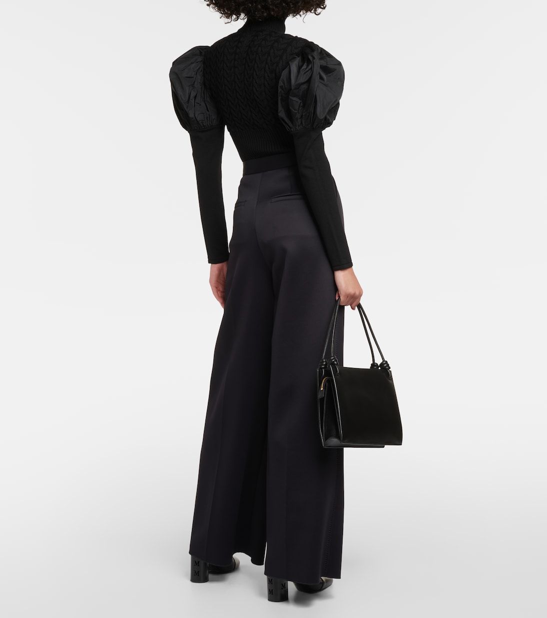 Zinnia pleated jersey wide-leg pants | Max Mara