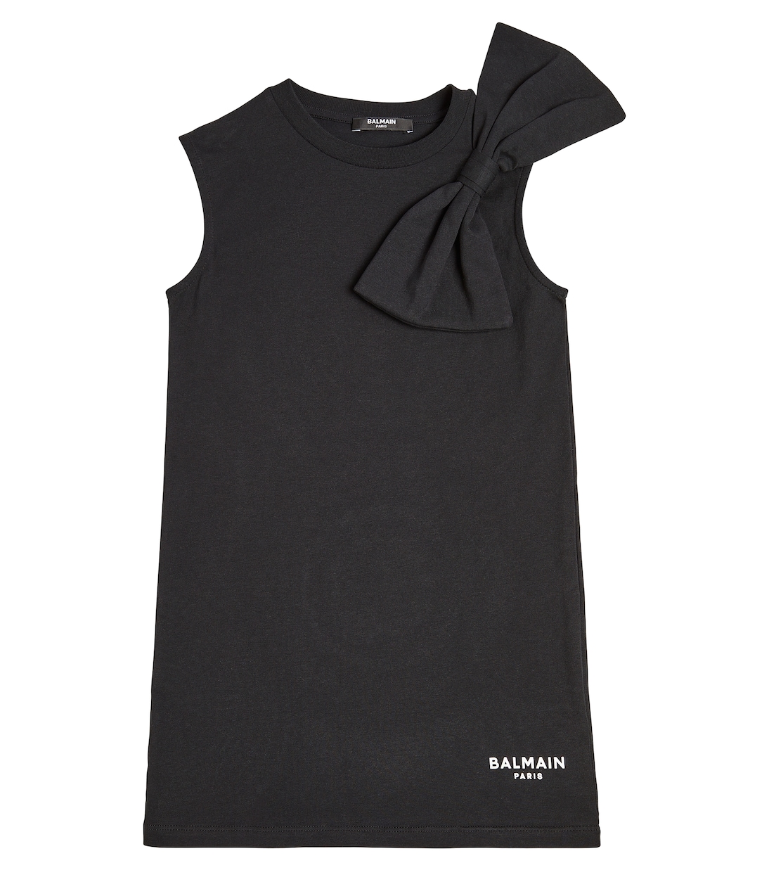 Kleid aus Baumwoll-Jersey | Balmain Kids