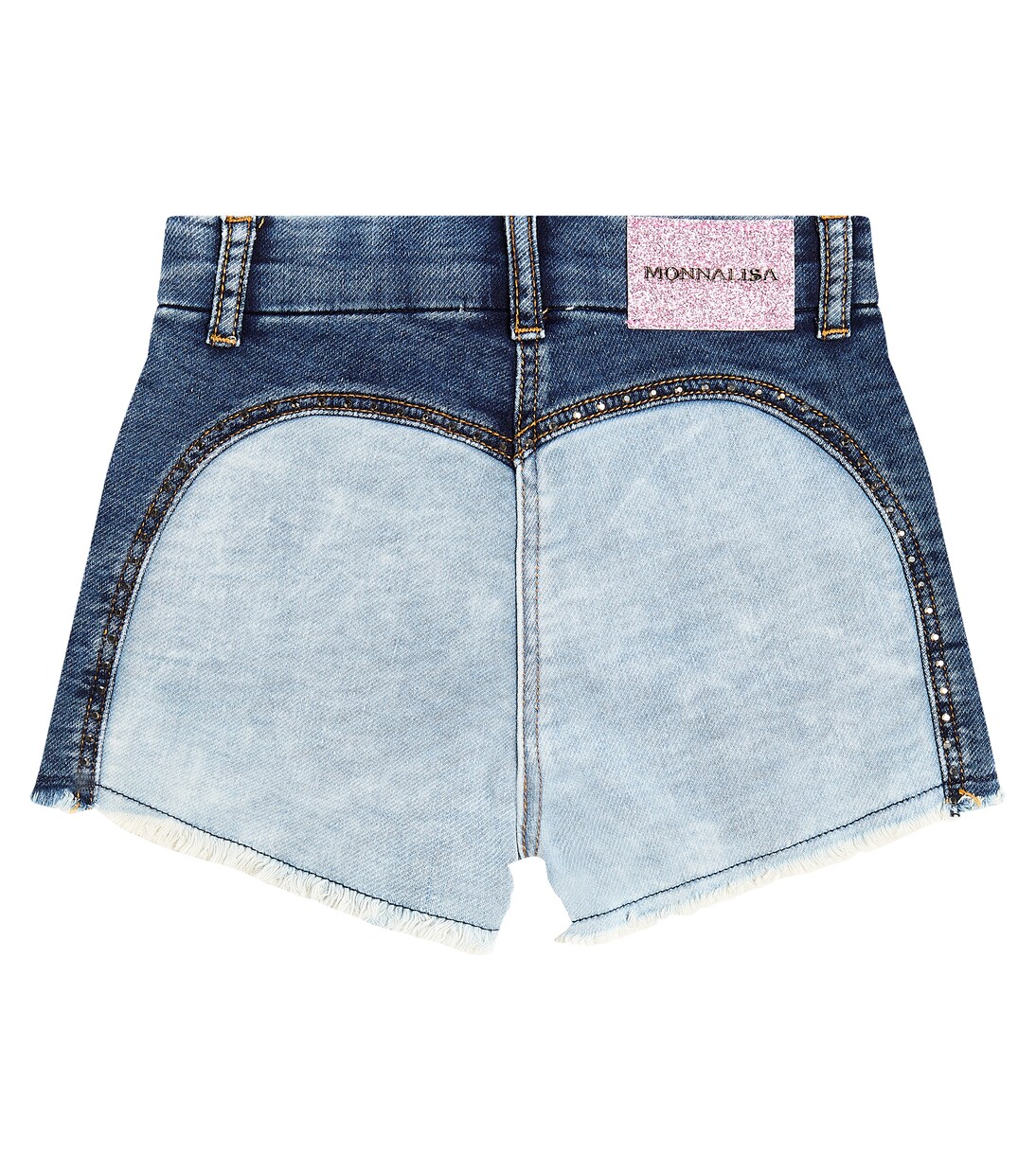 Shorts en denim bordados | Monnalisa