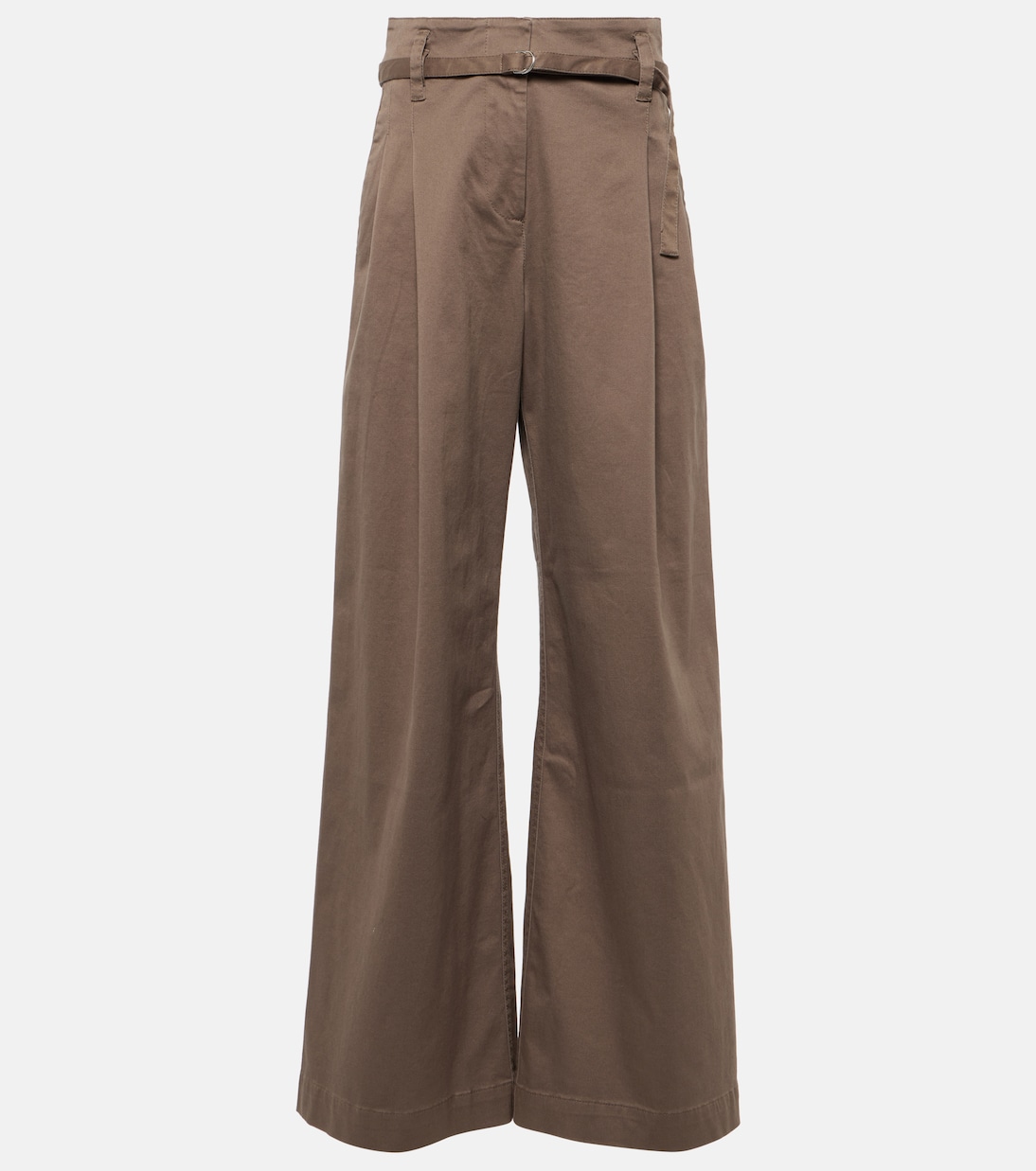 Weite High-Rise-Hose Raver aus Twill | Proenza Schouler