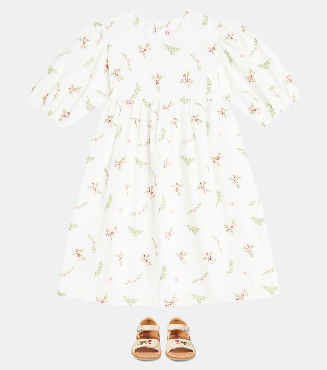 Robe Dora en coton à fleurs | La Coqueta