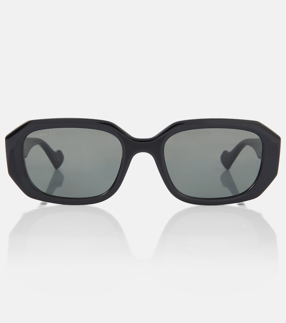 Occhiali da sole GUCCI con logo Double G, stile quadrato per giovani trendsetter