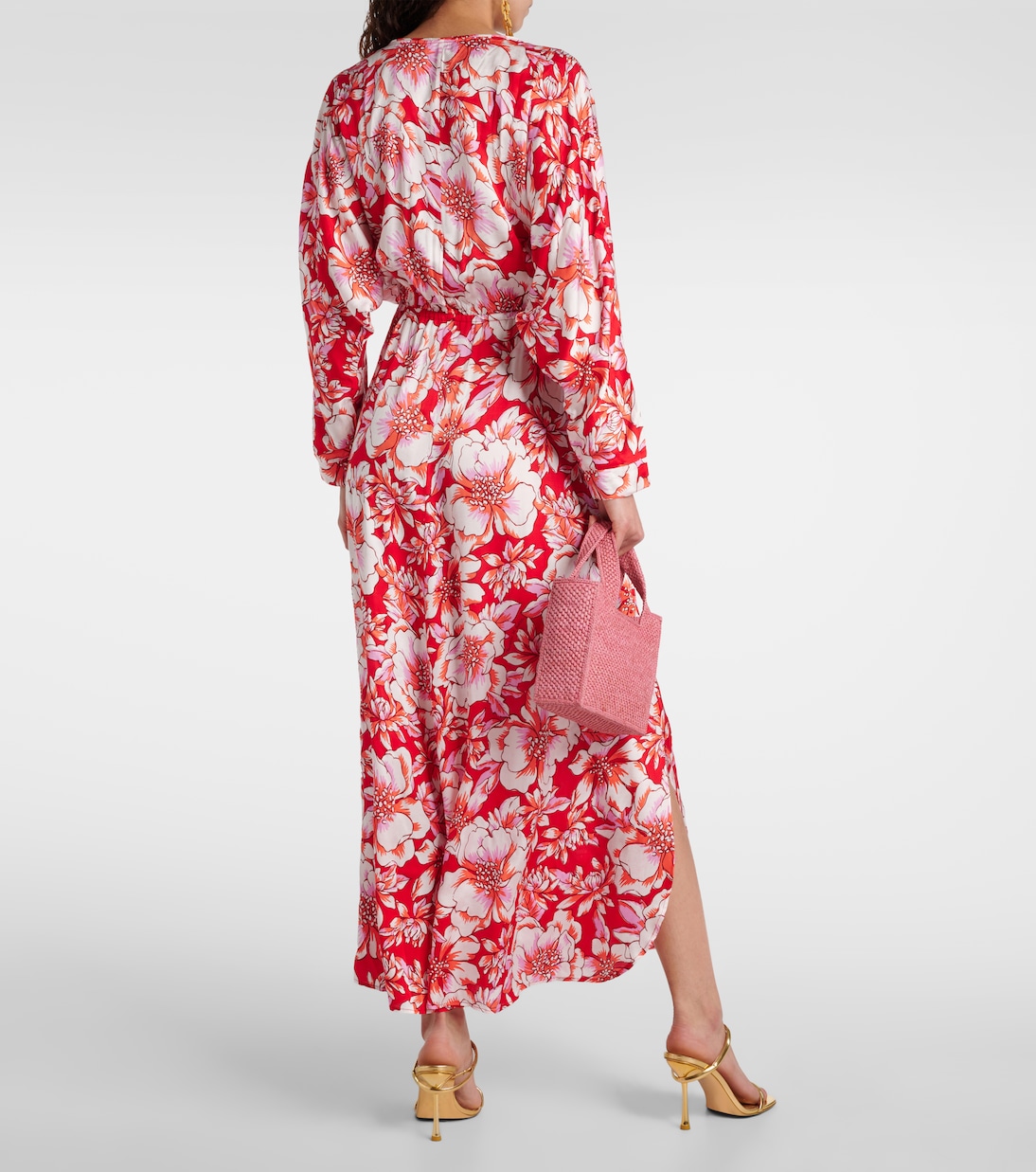 Vestido midi Ilona floral | Poupette St Barth