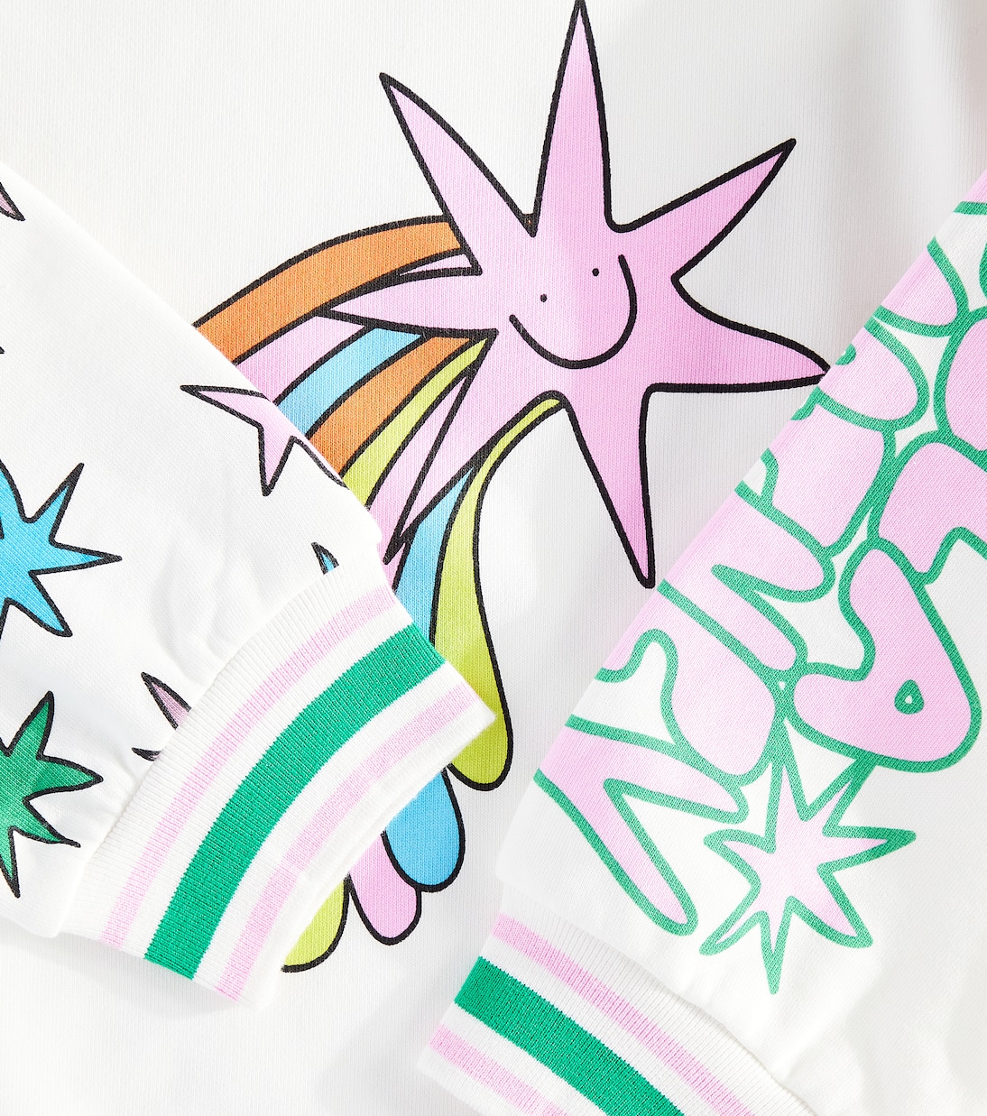 Sudadera de jersey de algodón estampada | Stella McCartney Kids