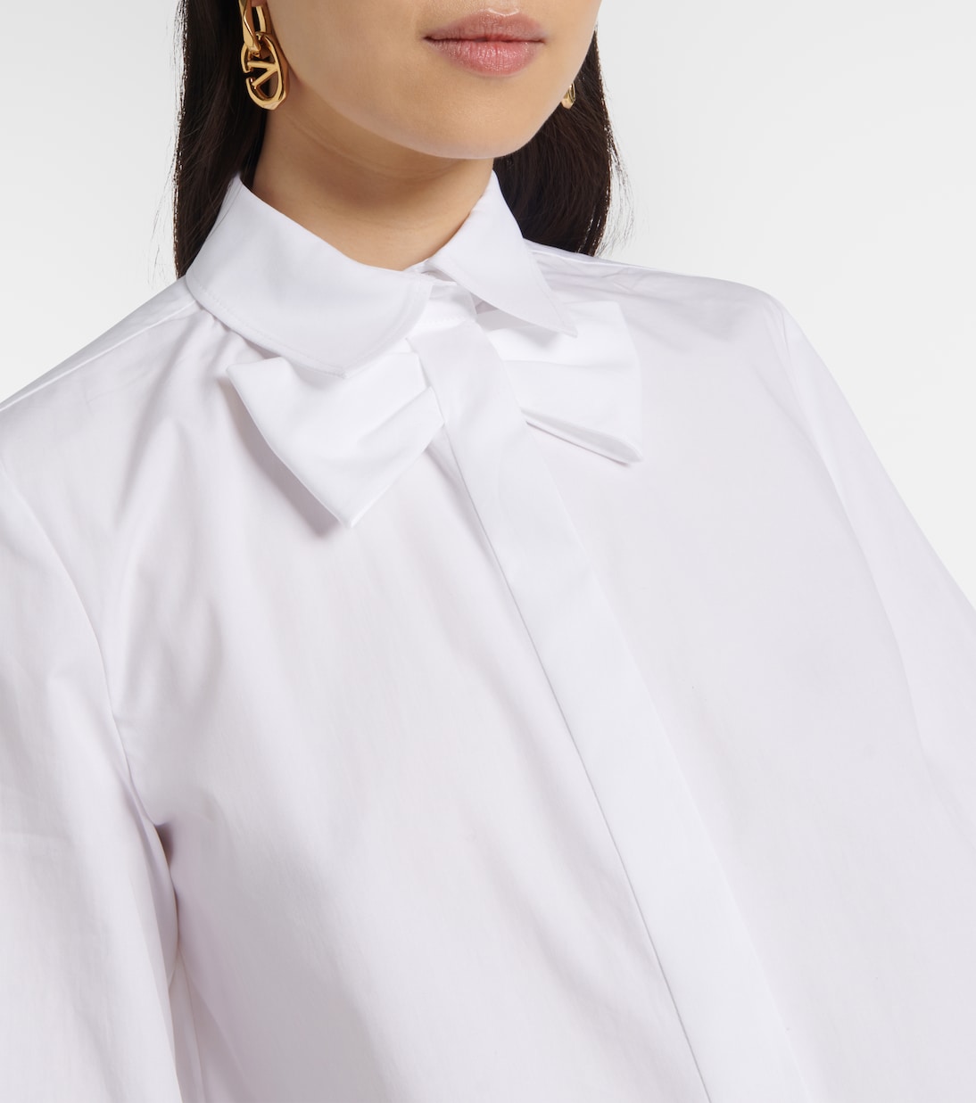 Camisa de popelín de algodón | Valentino