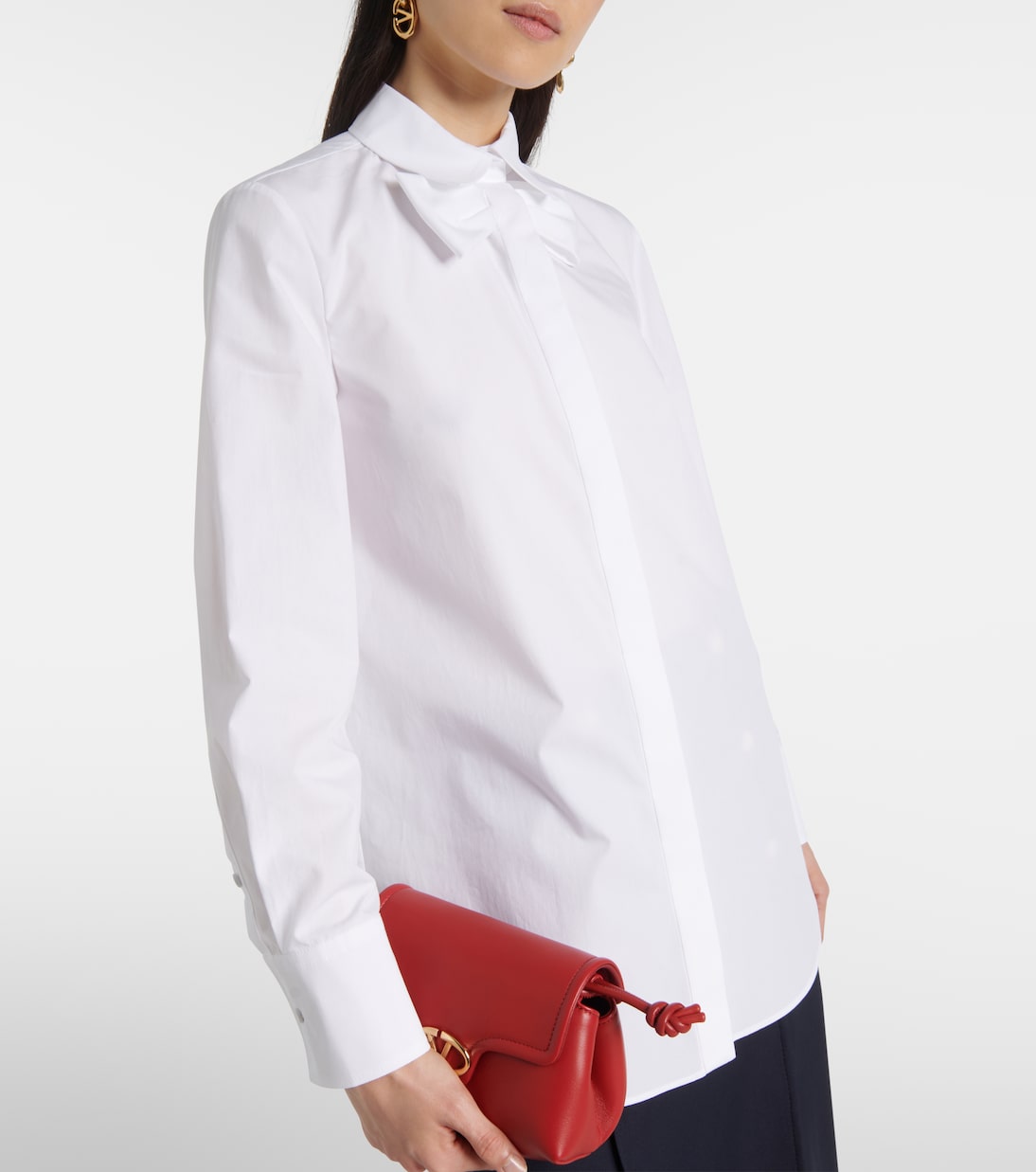 Camisa de popelín de algodón | Valentino