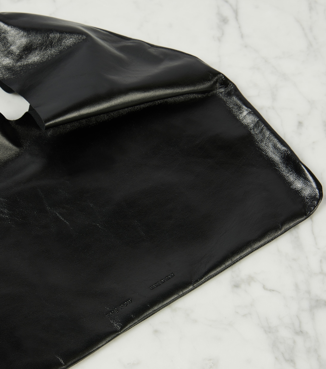 Cabas Bindle Small en cuir | The Row