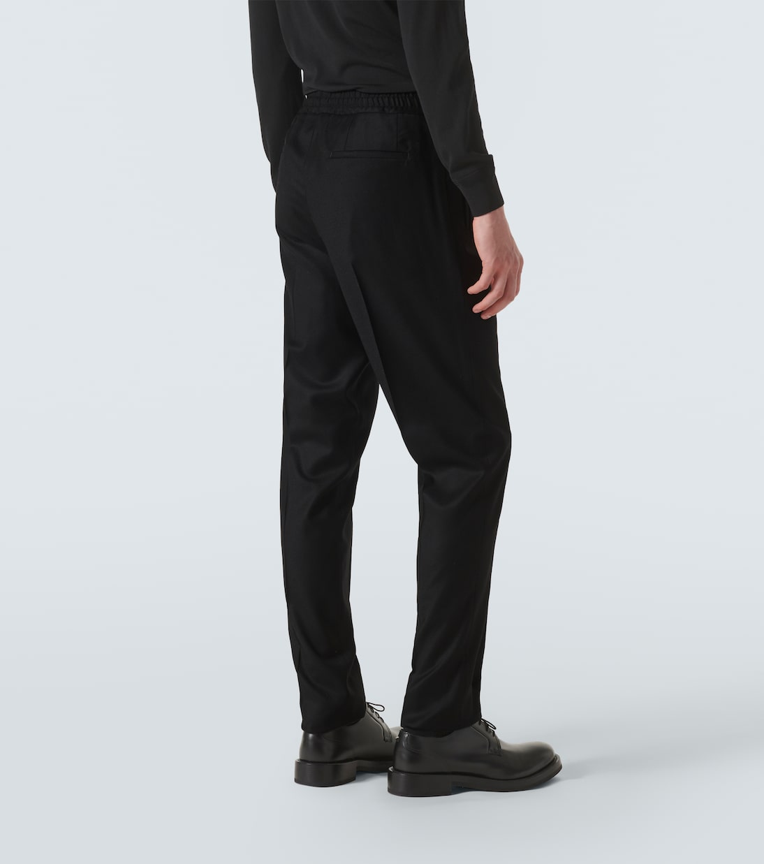Pantalones slim de lana y cachemir | Lardini