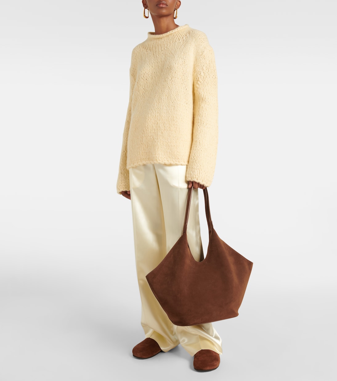 Borsa Phantom Large in suede | Aesther Ekme