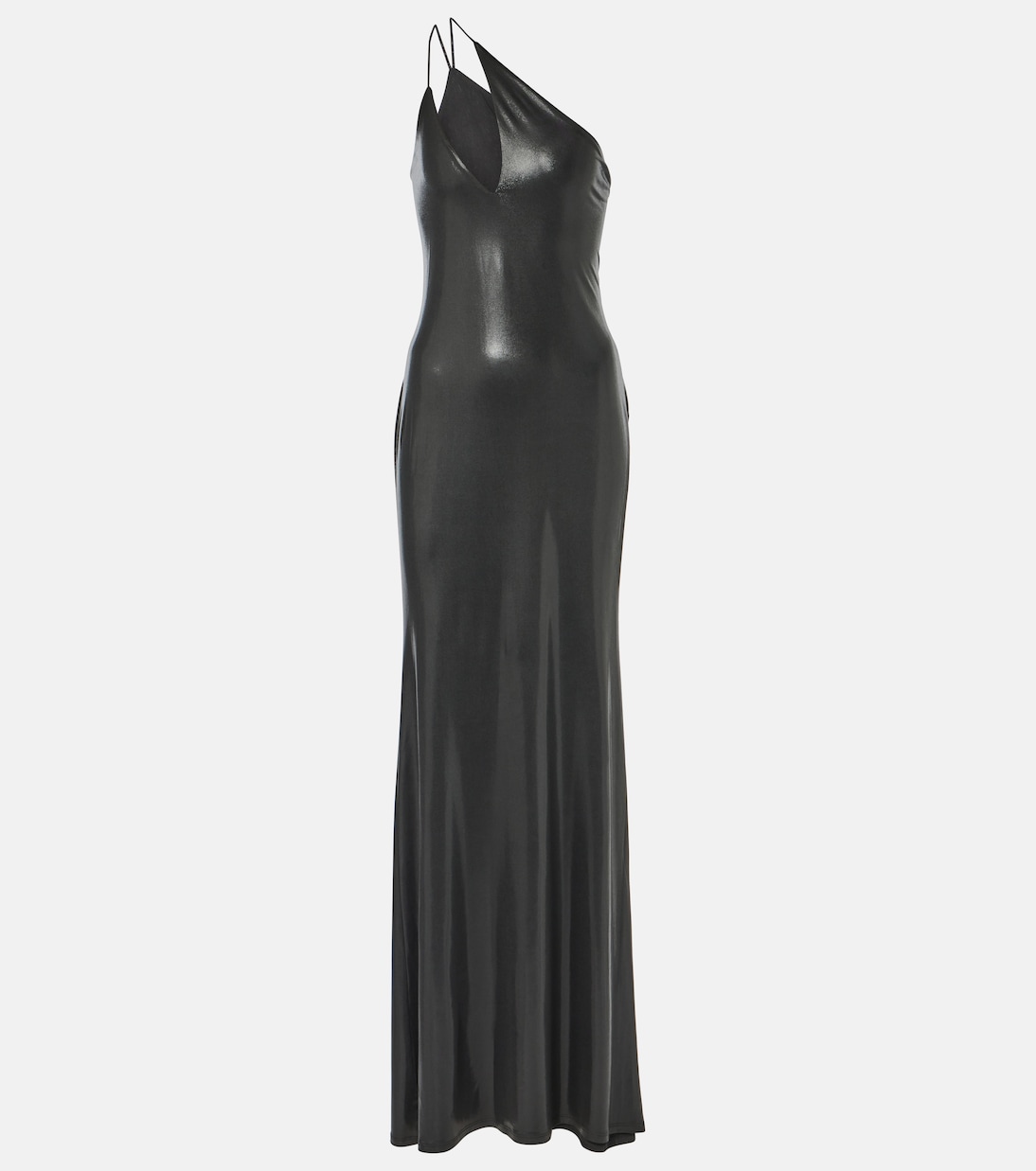 Robe longue asymétrique en jersey | The Sei