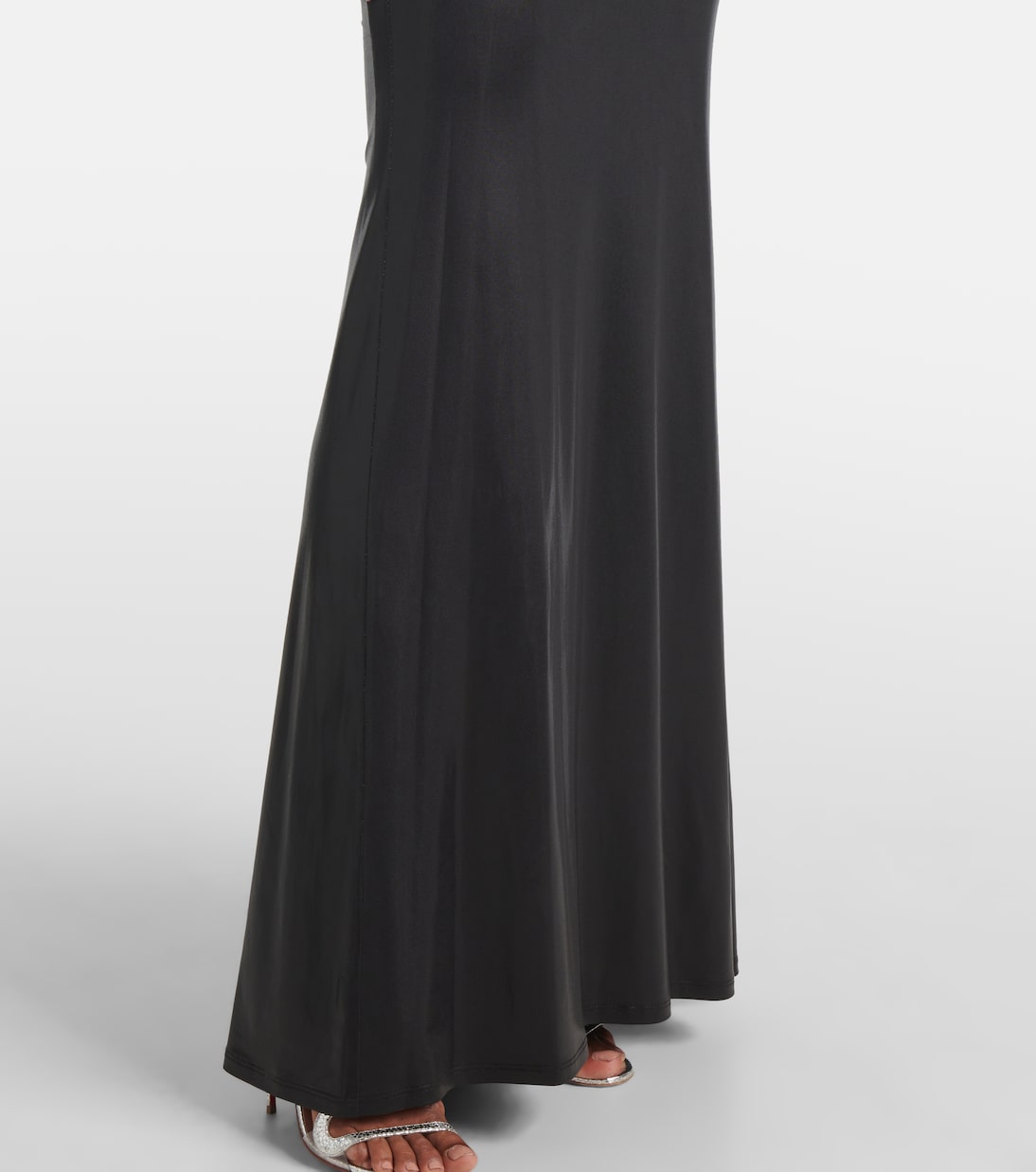 Robe longue asymétrique en jersey | The Sei