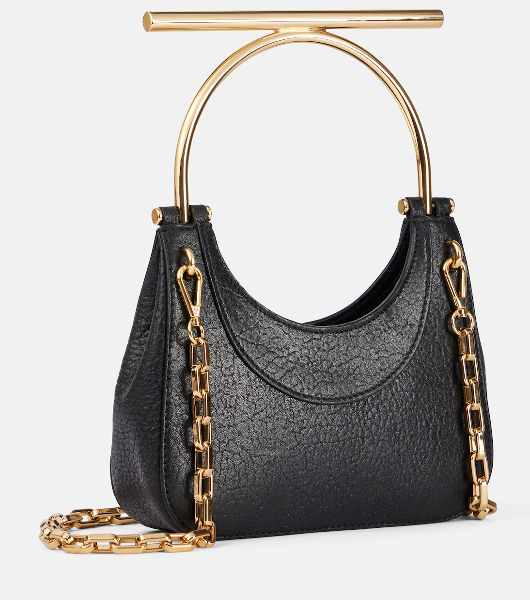 Borsa a spalla T-Bar Mini in pelle | McQueen