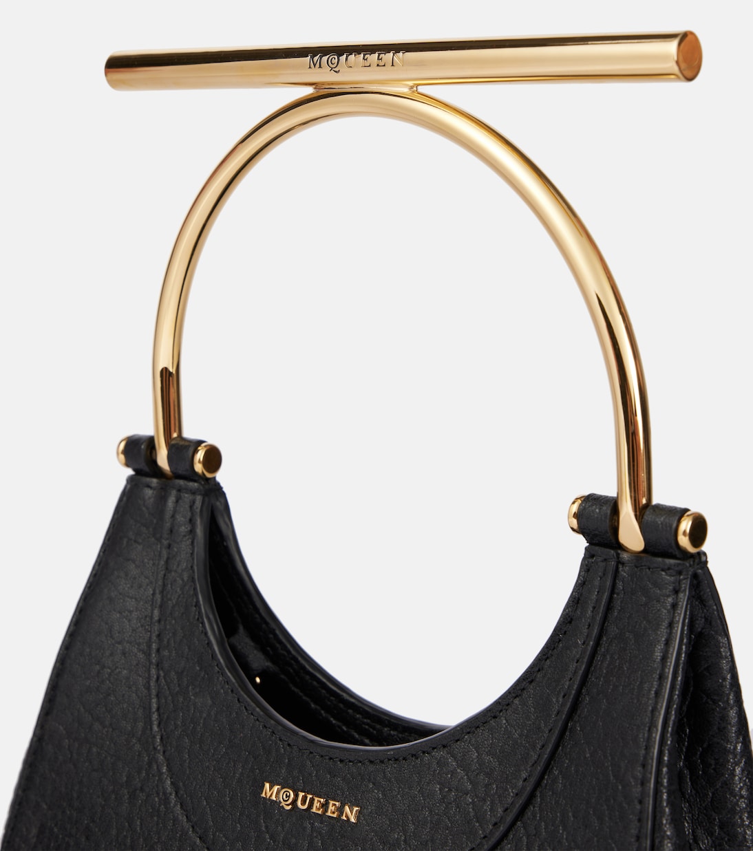 Borsa a spalla T-Bar Mini in pelle | McQueen