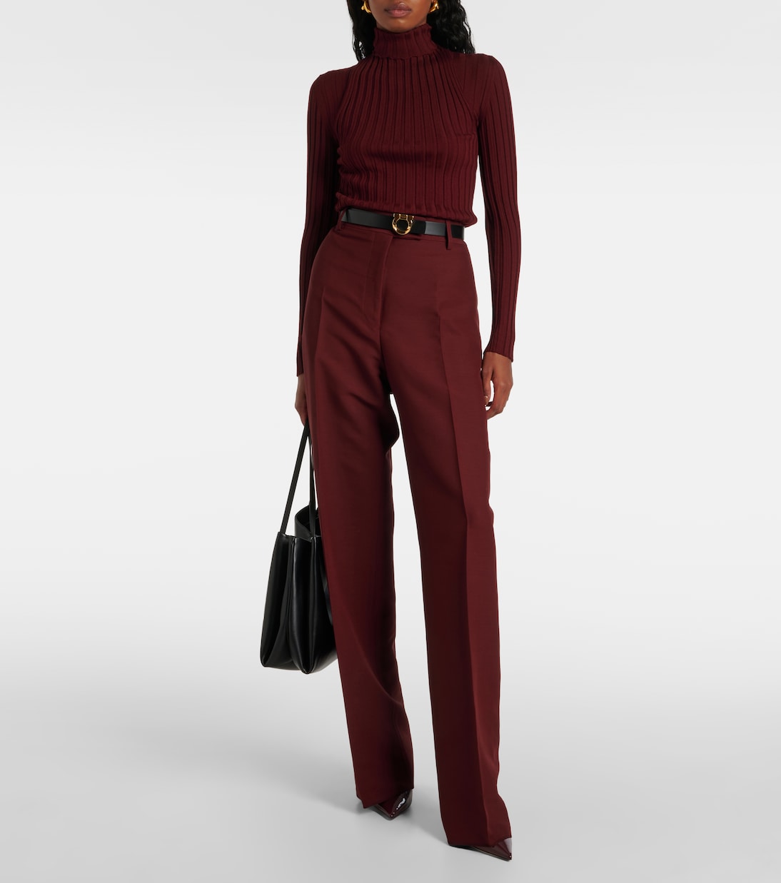 Pull à col roulé en laine | Ferragamo