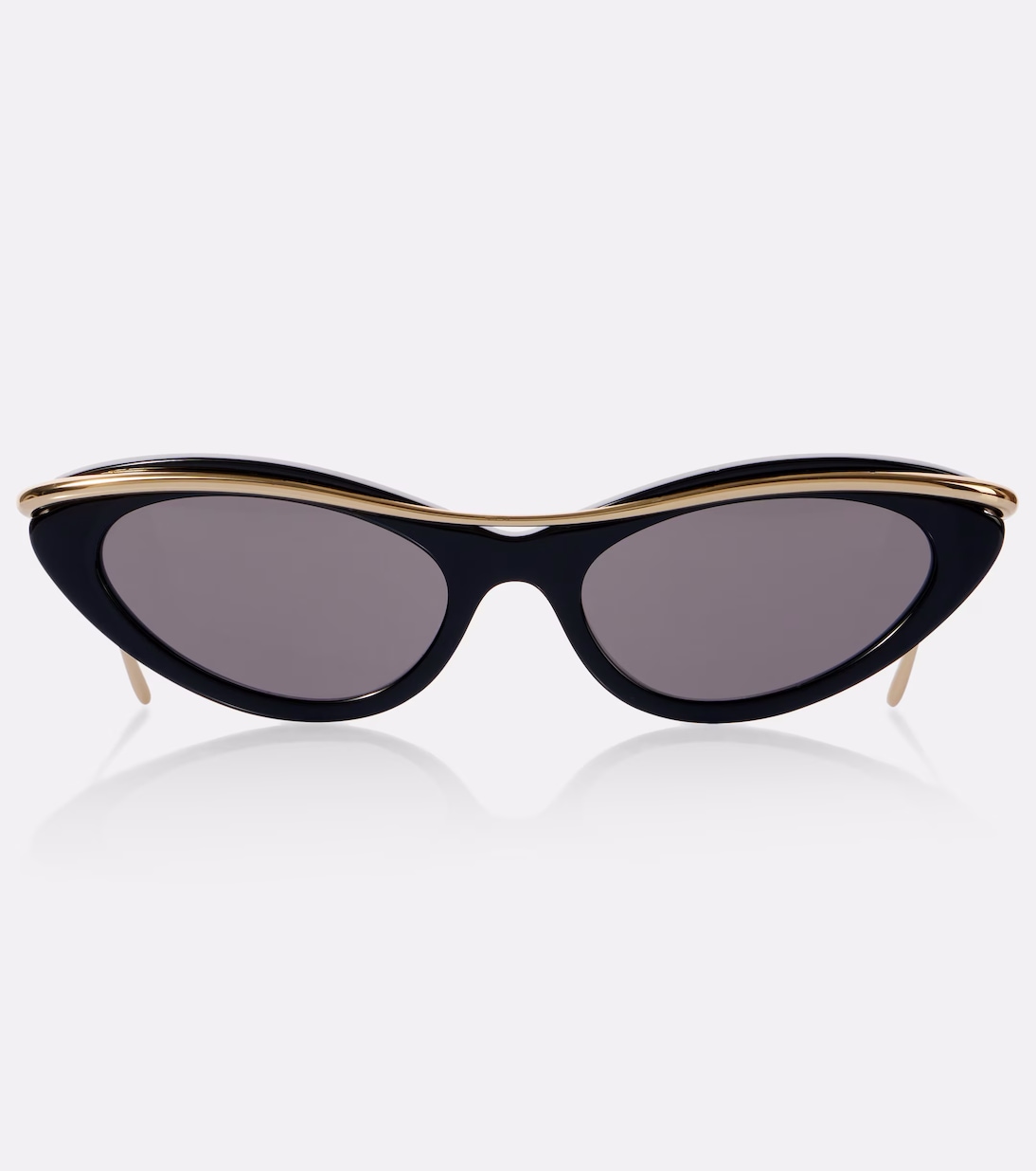 Occhiali da sole LOEWE Whirl con design avvolgente a occhio di gatto per uno stile giovane e audace